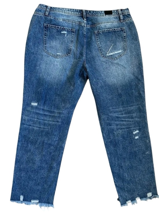 Women’s Flamingo NWT Flamingo Blue Denim Distressed Jeans XXL Size 16, Plus - Picture 3 of 9